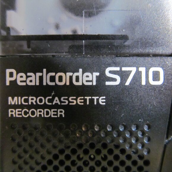 Olympus Pearlcorder S710 MicroCassette Voice Recorder Dictaphone Dictation Works - Picture 3 of 15